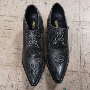 Crush By Durango Wonens Western Leather Booties VINTAGE